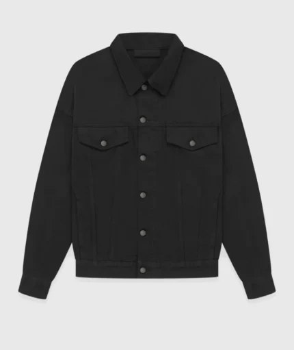 Essentials Fear of God Denim Jet Black Jacket