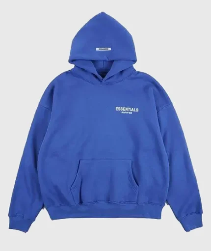 Essentials Fear of God Blue Hoodie