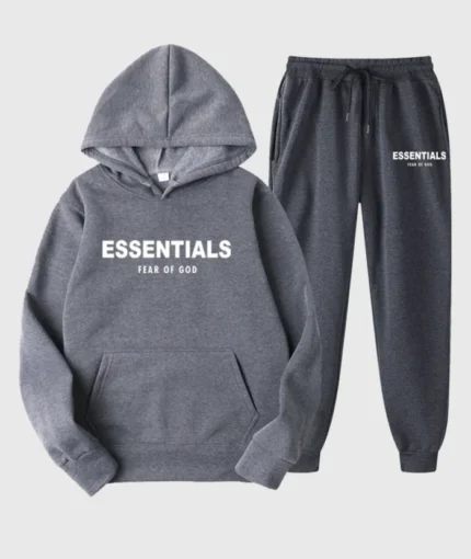 Essentials Fear of God Dark Grey Tracksuits