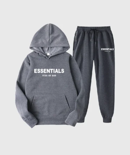 Essentials Fear of God Dark Grey Tracksuits