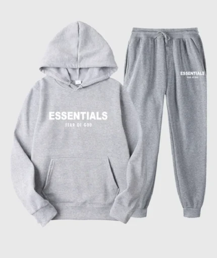 Essentials Fear of God Grey Tracksuit