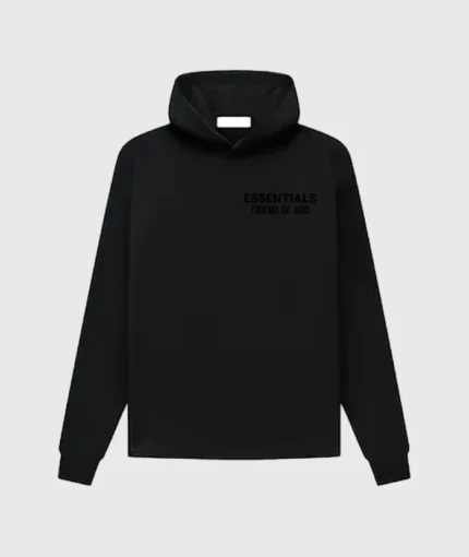 Essentials Friend Of God Black Hoodie