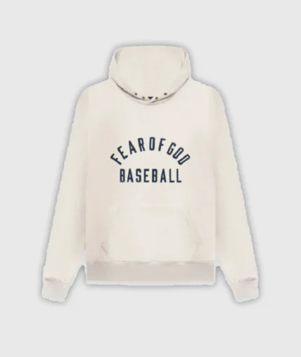 Fear Of God Baseball Cream Hoodie
