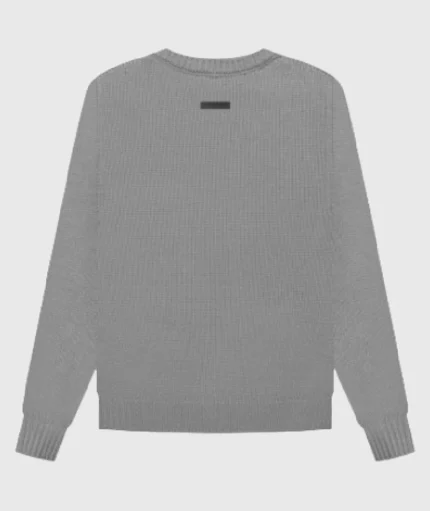 Essentials Fear Of God Overlapped Grey Sweatshirt