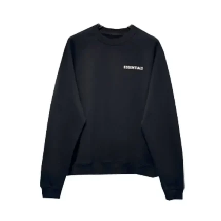 Essentials Fear Of God Star Black Sweatshirt