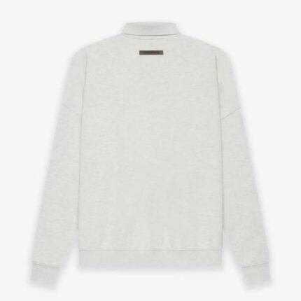 Fear of God Essentials Long Sleeve Polo Gray Sweatshirt