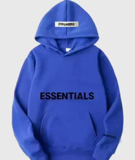 Fear of God Essentials Blue Hoodie