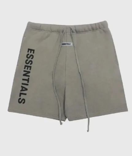 Fear of God Essentials Logo Grey Shorts