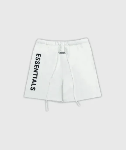 Fear of God Essentials Logo White Shorts