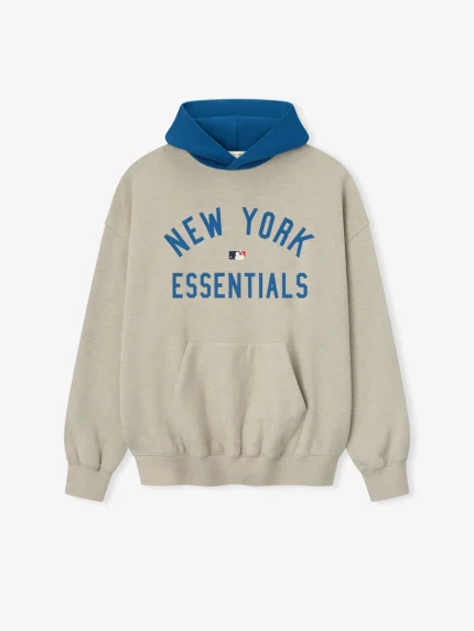 Mens Fear of God Essentials Mets Sport Hoodie